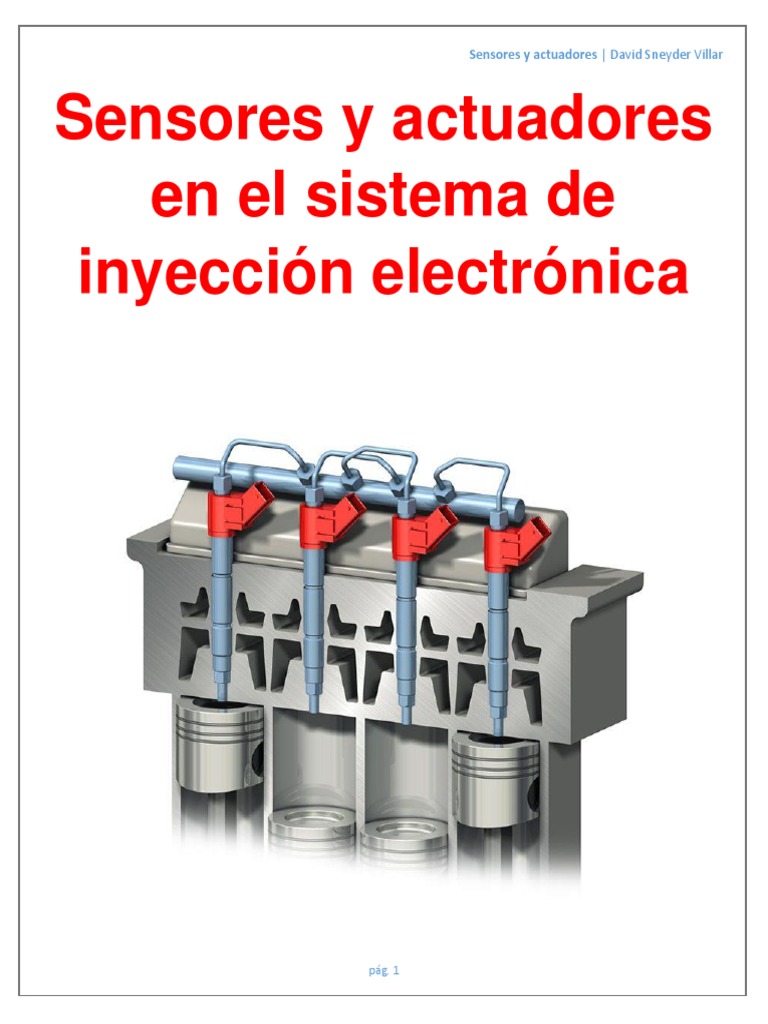 Actuadores en Sistema Inyección Electrónica | PDF | Electrónica | Solenoide