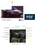 SAAB 9000 1994 Owners Manual
