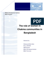 The Role of Women in Chakma Community