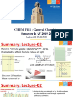 Lecture 3 General Chemistry