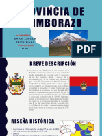 Provincia de Chimborazo Realidad
