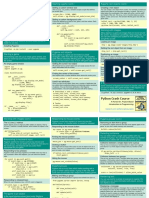 Beginners Python Cheat Sheet PCC Pygame