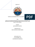 Teoría ideal de la administración: ser humano, político y vendedor