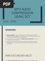 MP3 Audio Compression Using DCT