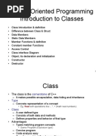 Object-Oriented Programming Introduction To Classes