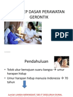 Konsep Dasar Perawatan Gerontik