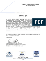 Certificacion Johana Ramirez