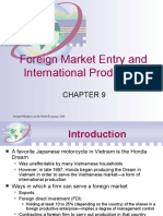 Foreign Market Entry and International Production: Reinert/Windows On The World Economy, 2005