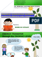 Energy Transfer An Intervention Materials For G7 Science Students