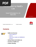 HedEx Lite V200R003 Training Material(Old Version Page).ppt