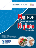 Manual HIgiene Alimentos MINSA NIC 2011