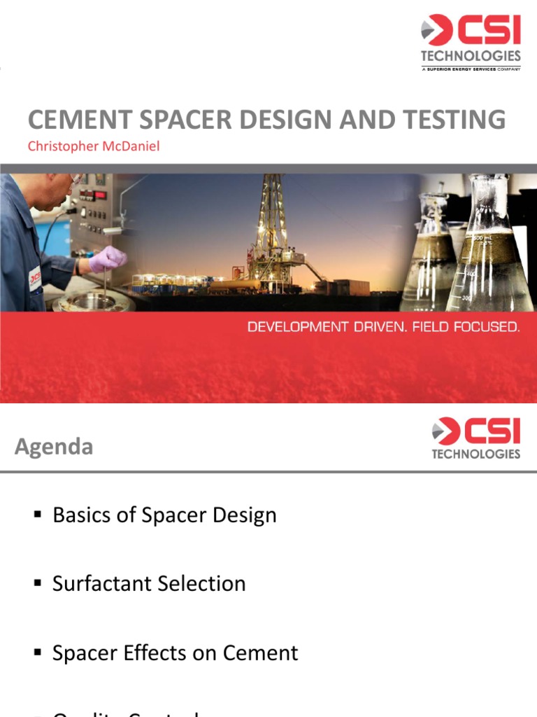 Cement Spacer Design and Testing Guide | PDF | Rheology | Emulsion