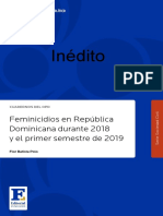 Feminicidios 2019. Inedito. Flor Batista Polo Opd