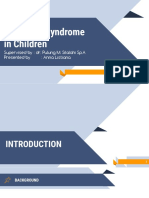 Nephrotic Syndrome in Children: Supervised By: Dr. Pulung M. Silalahi Sp.A Presented By: Anna Listiana