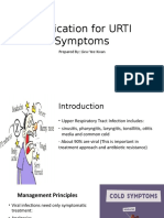 Medication For URTI Symptoms YK