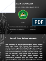 Sejarah Ejaan Dan Aturan Pemakaian Huruf