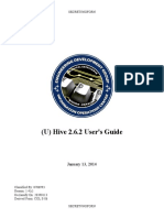 (U) Hive 2.6.2 User's Guide: Secret//Noforn