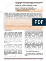 Dynamic Programming Method Approach To Unit Commitment For Electricity Generation Schedule in Yangon Division