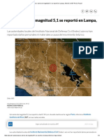 Puno_ Sismo de Magnitud 5,1 Se Reportó en Lampa, Informó El IGP Perú _ Peru21
