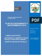 Plan de Equipamiento y Mantenimiento HBT 2019 PDF