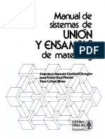 Francisco Antonio Caridad Obregón, Jóse Anuar Kuri Pheres, Elías Cohen Rissu - Manual de Sistemas de Unión y Ensamble de Materiales-Trillas