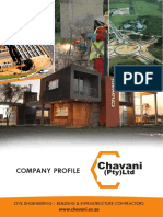 Building and Infrastructure Company Profile Sample PDF