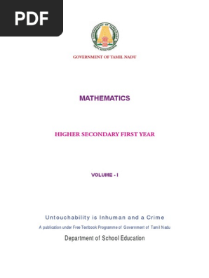 11 Maths Vol 1 Em Pdf Pdf Set Mathematics Variable Mathematics