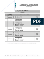 Programación de Clases Módulo I