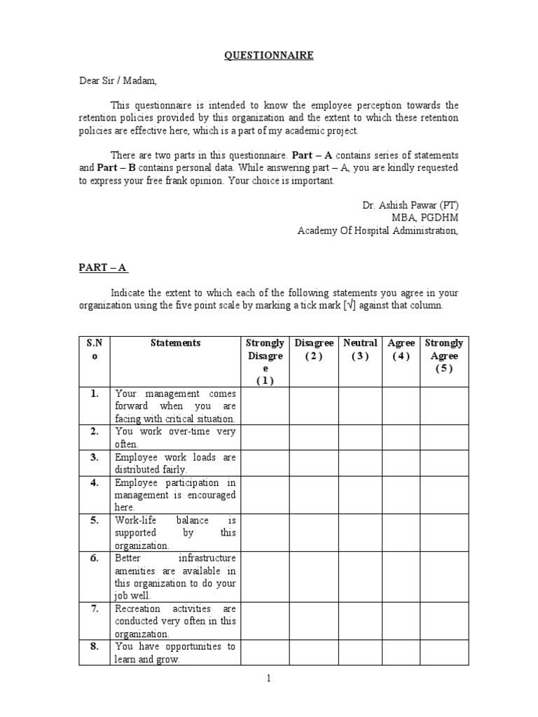 Questionnaire