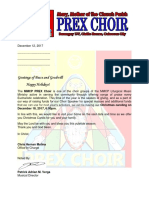 PREX Caroling Letter