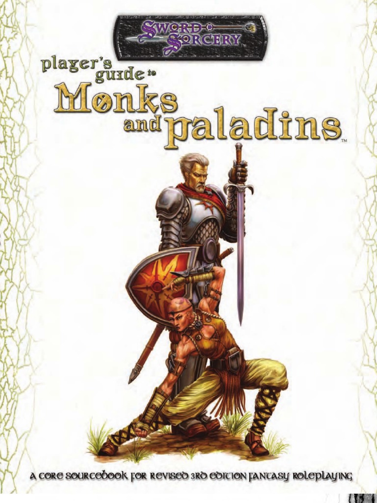 Player's Guide To Monks and Paladins PDF Evil D20 System