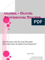 The Global and Glocal Teacher Professional