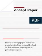 Concept Paper