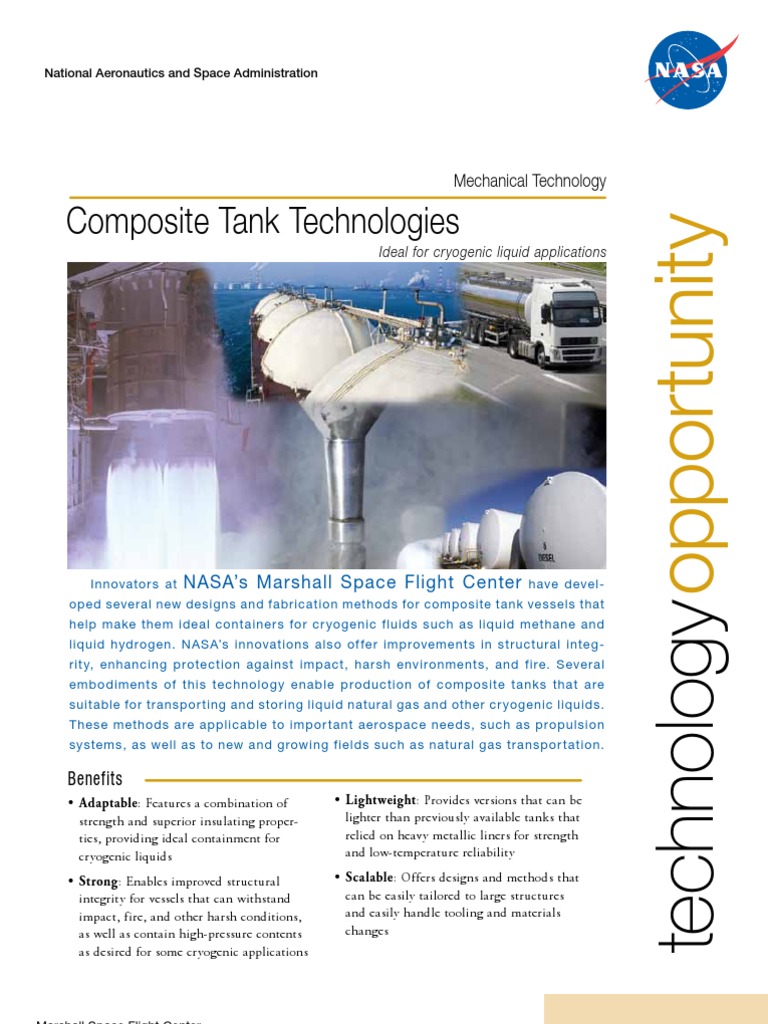 Composite Tanks Cryogenic PDF Cryogenics Composite Material