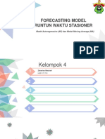 Forecasting Model Runtun Waktu Stasioner: Model Autoregressive (AR) Dan Model Moving Average (MA)