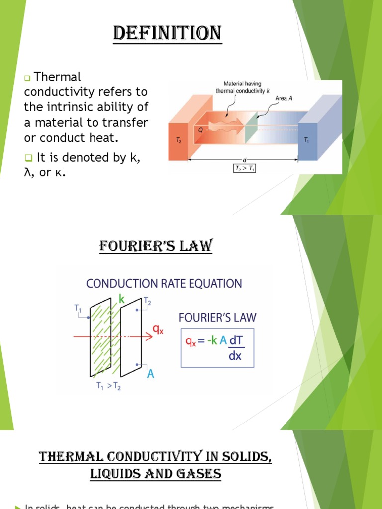 Thermal Conductivity | PDF | Thermal Conductivity | Thermal Conduction