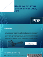 Análisis y Diseño de Una Estructura Con Cubierta Liviana. Tipos de Carga, Acción Del Viento /florez Mamani Dennys Rene