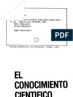 Conocimiento Cientifico