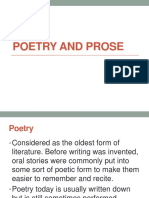 Poetry and Prose