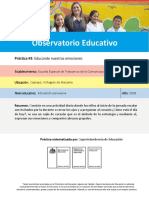 Práctica de Educación Emocional