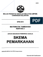 Skema Add Maths K2 Trial Kelantan 2019