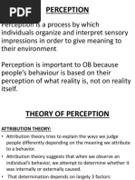 perception