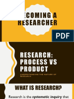 Becoming A Researcher