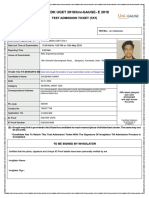 COMEDK UGET 2018/Uni-GAUGE-E 2018: Test Admission Ticket (Tat)