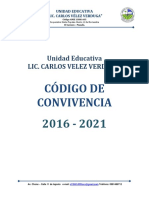 Código de Convivencia UE Lic. Carlos Vélez Verduga