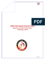 Sickle Cell Anemia Control Project: Department of Health & Family Welfare, Gandhinagar, Gujarat