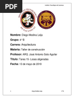 Tarea 15 - Losas Aligeradas