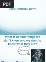 Dichotomous Key Notes