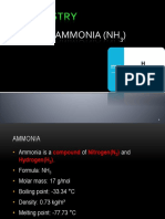Chapter 9.2: Properties and Uses of Ammonia (NH3