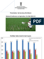 Presentation by Secretary (Fertilizers) National Conference On Agriculture For Rabi 2014-15